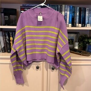 Free People Striped Sweater